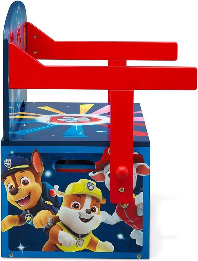 Alt view image 7 of 7 - Delta Children Kids Convertible Activity Bench - Greenguard Gold Certified, Nick Jr. PAW Patrol, Welcome to consult