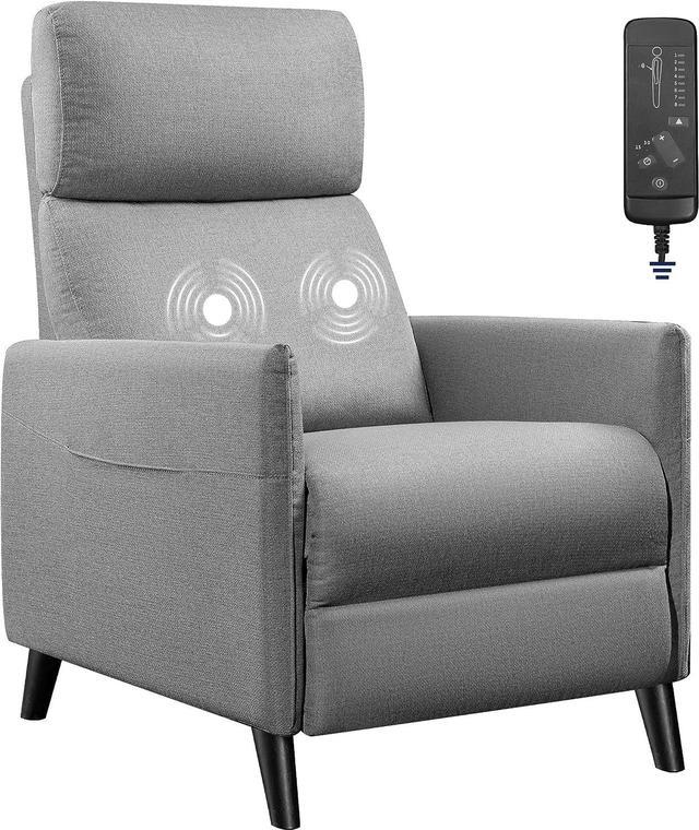 Recliner Chair Ergonomic Adjustable Single Fabric Sofa with