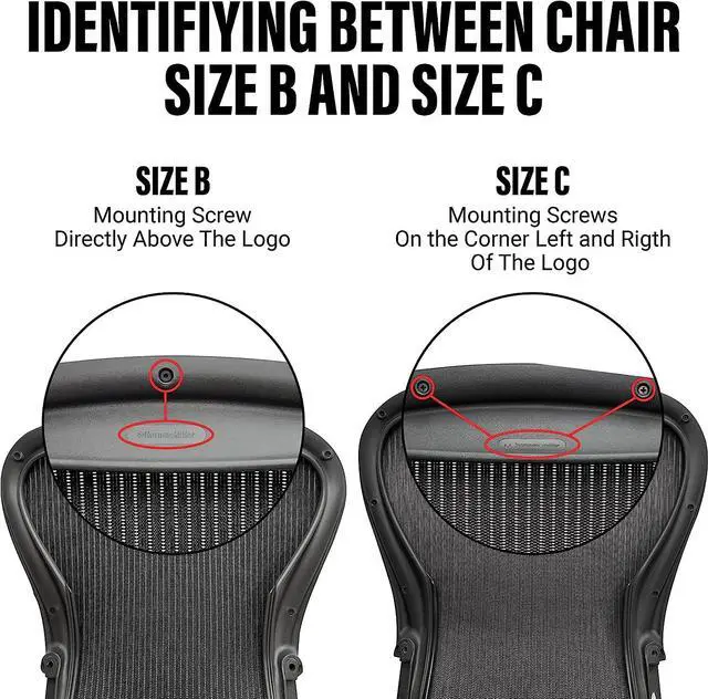 Alt view image 3 of 5 - Replacement Seat for Herman Miller Classic Aeron Size B Medium (Black Mesh)