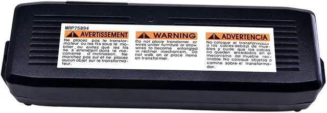 Alt view image 2 of 6 - Limoss Power Recliner Lift Chair Power Supply Transformer MC140 Replacement Kit with 13.1 Feet AC Power Cable, 11.5 Feet Extension Cable and 3.2 Feet Y Cable