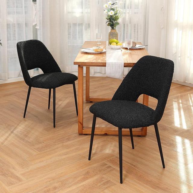 Round back upholstered online dining chair