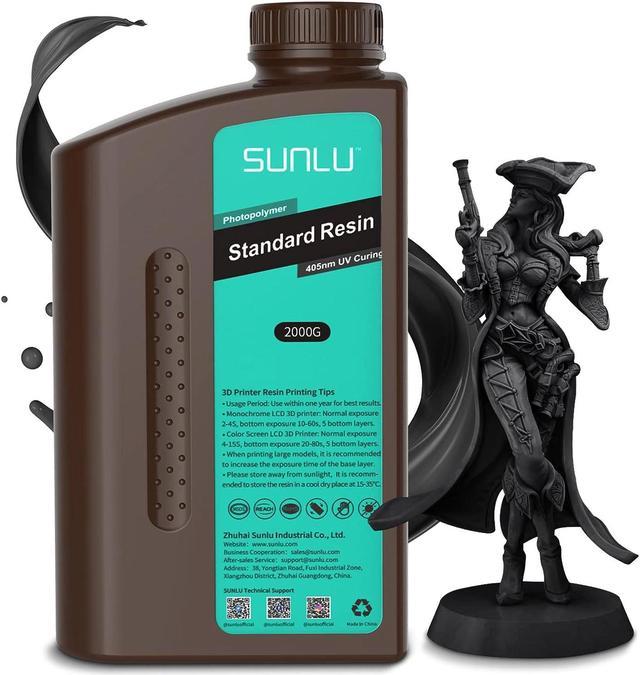 Resin】SUNLU 3D Printer Standard Resin 