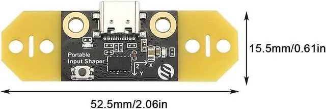 Alt view image 6 of 7 - FYSETC 3D Printer Voron2.4 Portable Input Shaper - Ender 3 S1 Pro Spritte Extruder Accelerometer: Upgraded Hotend Part with RP2040 Chip Support Klipper Fit Voron0.1 Triden CR-10 Smart Pro Hot End