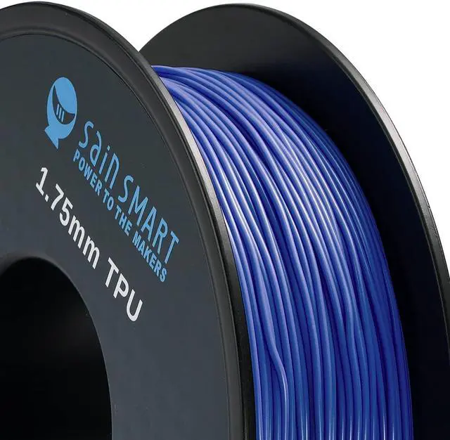 Alt view image 4 of 7 - SainSmart 1.75mm Flexible TPU 3D Printer Filament 800g Solid Color, Dimensional Accuracy +/- 0.05 mm (Galaxy Blue)