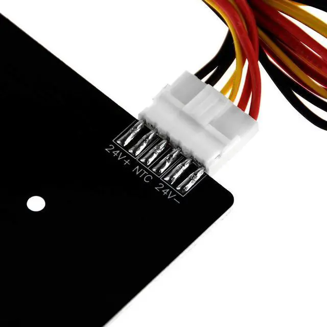 Alt view image 2 of 6 - 310x310mm CR10 Aluminum HeatBed 24V Hotbed 3mm Thickness Heated Bed w/Holes for Creality CR-10 3D Printer with Power Wire Kit