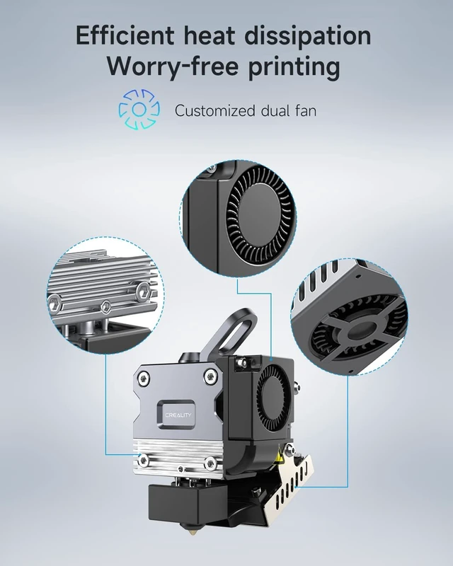 Alt view image 5 of 6 - Official CREALITY Sprite Extruder Pro, All Metal Direct Drive Extruder for Creality Ender-3 S1/Ender-3 S1 Pro/Ender-3 S1 Plus/CR-10 Smart Pro 3D Printers