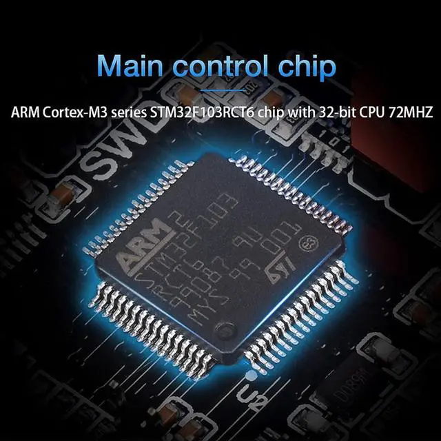 Alt view image 2 of 6 - BIGTREETECH Upgrade Ender 3 Motherboard Silent Control Board SKR Mini E3 V2.0 32Bit with TMC2209 UART Stepper Driver 3D Printer Parts for Creality Ender3