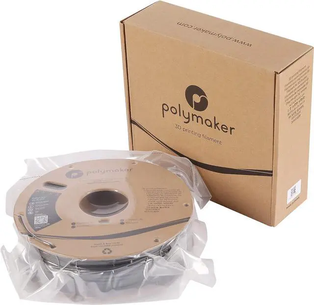 Alt view image 6 of 7 - Polymaker Carbon Fiber PLA Filament 1.75mm, Carbon Fiber Reinforced 3D Printer PLA Filament 1kg - PolyLite 1.75mm Carbon Fiber 3D Printing PLA Filament Strong & Easy to Print & Matte PLA-CF