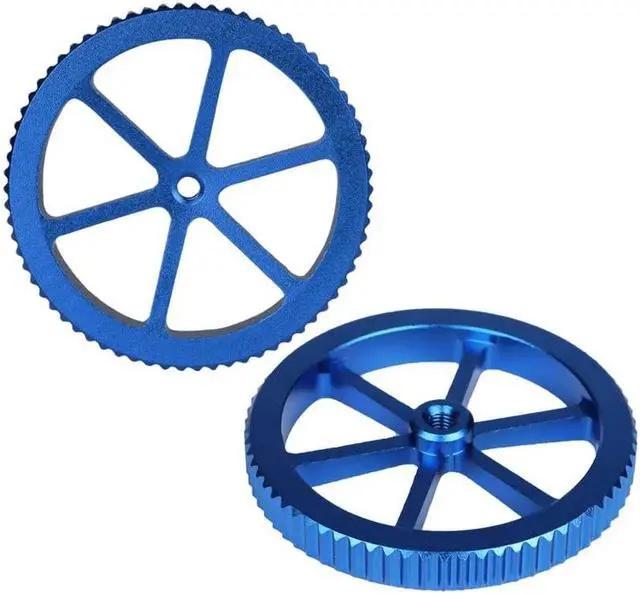 Alt view image 6 of 7 - IdeaFormer Upgraded 4pcs Blue Aluminum Hand Twist Leveling Nut,4pcs 20mmSprings,4pcs Screws, 4pcs Heatbed Silicone Leveling Column Mounts for Ender 3/3 Pro/3v2 3D Printer, Welcome to consult