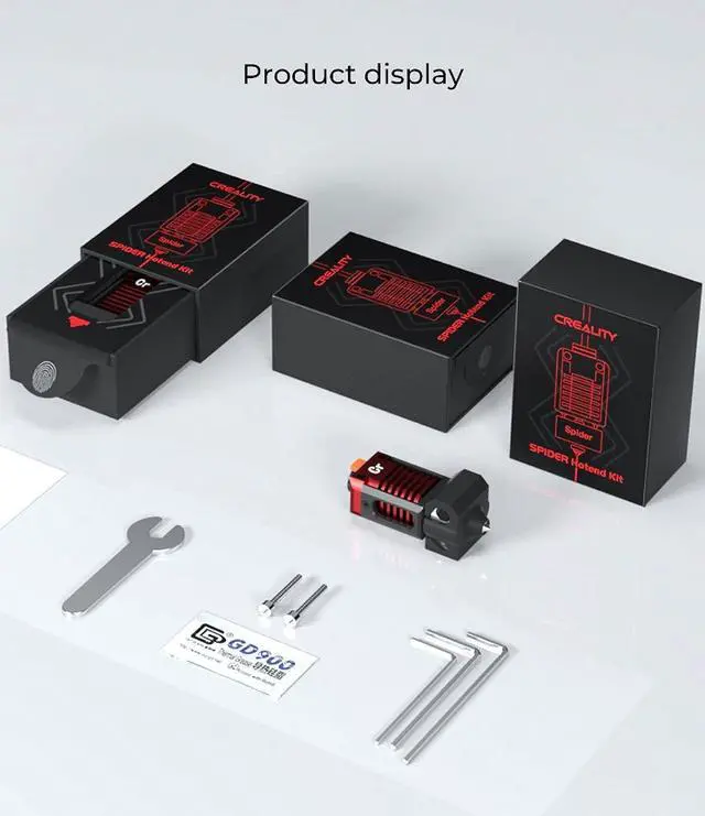 Alt view image 7 of 7 - Creality Upgraded All Metal Hotend Kit, High Temperature Hotend Up to 300 and Fast Heat Dissipation Fit for Ender 3/ Ender 3 V2/ Ender 3 Pro/Ender 3 Max 3D Printers