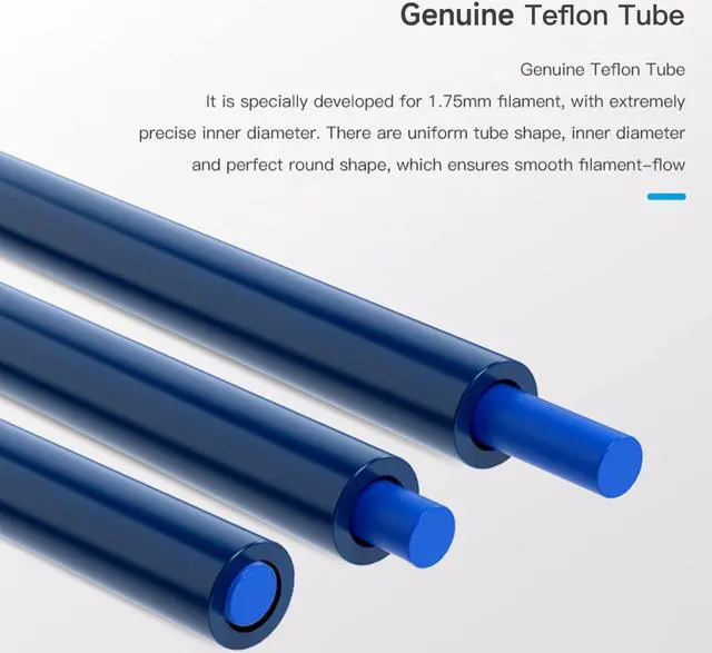 Alt view image 5 of 6 - Official Capricorn Bowden Tubing 2M PTFE Teflon Tube Support 1.75mm Filament Heat Resistant High Lubrication Low Friction for Ender-3/3 Pro / 3 Max / 3 V2 / Ender-5 Series/CR-10 Series