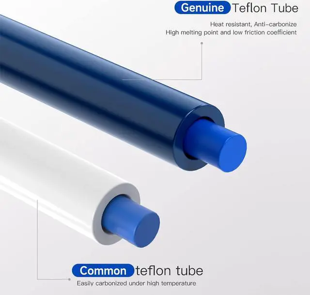 Alt view image 3 of 6 - Official Capricorn Bowden Tubing 2M PTFE Teflon Tube Support 1.75mm Filament Heat Resistant High Lubrication Low Friction for Ender-3/3 Pro / 3 Max / 3 V2 / Ender-5 Series/CR-10 Series