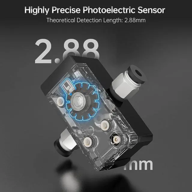Alt view image 3 of 7 - BIGTREETECH Smart Filament Runout Sensor V2.0 BTT SFS Filament Detector to Detect Filament Break/Run Out/Jam/Tying for 1.75mm Filament Use with SKR Mini E3 V3.0, SKR 3, Manta E3EZ, Octopus Pro