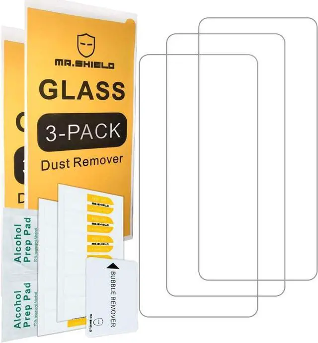 Alt view image 2 of 6 - Mr.Shield [3-Pack] Designed For Xiaomi Redmi Note 9 Pro [Tempered Glass] [Japan Glass with 9H Hardness] Screen Protector with Lifetime Replacement, Welcome to consult