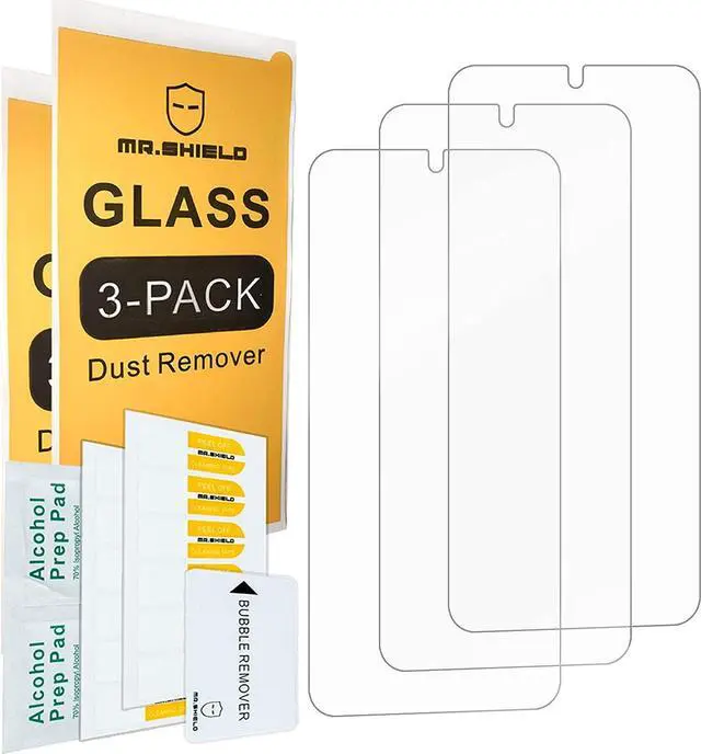 Alt view image 2 of 6 - Mr.Shield [3-Pack] Designed For OnePlus 10T 5G [Tempered Glass] [Japan Glass with 9H Hardness] Screen Protector