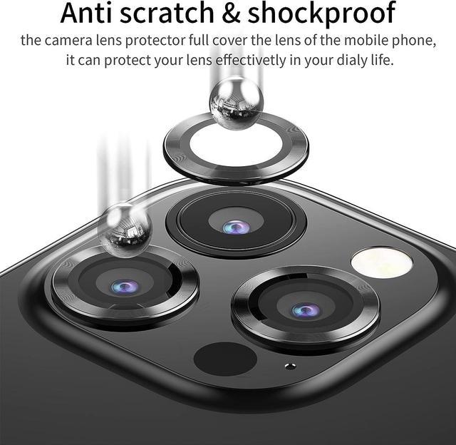 WSKEN [3+1] for iPhone 13 Pro Max (6.7 inch)/ iPhone 13 Pro (6.1 inch)  Camera Lens Protector,Anti Scrach HD Tempered Metal Glass Camera Screen