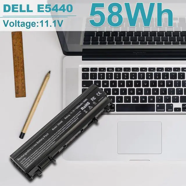 Alt view image 7 of 7 - TREE.NB Laptop Battery for Dell Latitude 14 15 5000 E5440 E5540 Series M7T5F VV0NF FT6D9 3K7J7 5200mAh 11.1V Replacement