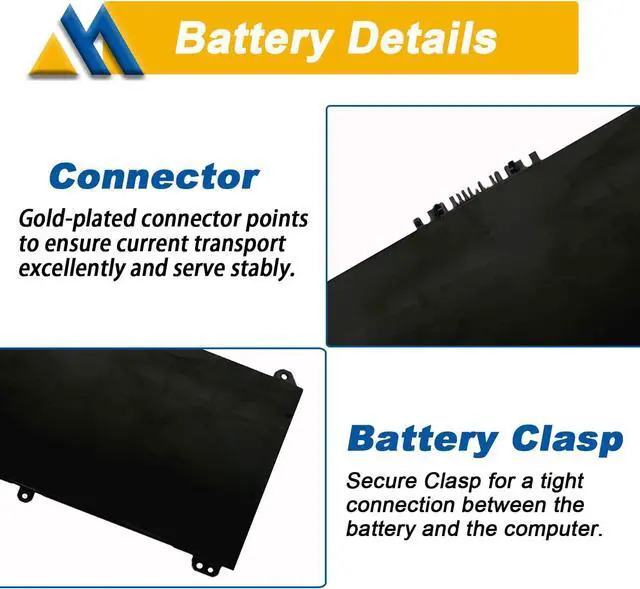 Alt view image 4 of 7 - Mobik HW03XL L97300-005 Laptop Battery Replacement for HP Pavilion 15-EG 15-EG00000 15-EH 15-EH0090WM DF15 15T-EG 15Z-EH 17-CN 17-CP 17S-CU 17T-CN 17Z-CP Series L96887-421 TPN-C131 HSTNN-IB90 HWO3XL