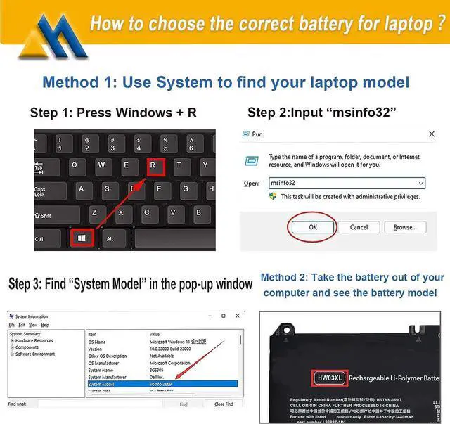 Alt view image 6 of 7 - Mobik HW03XL L97300-005 Laptop Battery Replacement for HP Pavilion 15-EG 15-EG00000 15-EH 15-EH0090WM DF15 15T-EG 15Z-EH 17-CN 17-CP 17S-CU 17T-CN 17Z-CP Series L96887-421 TPN-C131 HSTNN-IB90 HWO3XL