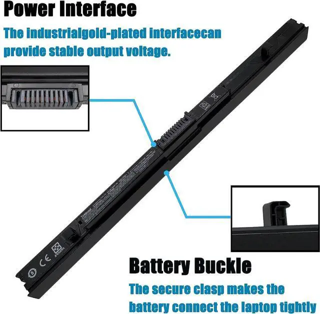 Alt view image 4 of 6 - PA5212U-1BRS Laptop Battery Compatible with Toshiba Tecra A40 A50 C40 C50 Z50 C50-B Toshiba Satellite Pro A40 A50 R40 R50 14.8V 45WH