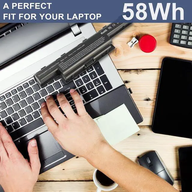 Alt view image 6 of 6 - Futurebatt Laptop Battery For Acer Aspire V3 V3-471G V3-551G V3-571G V3-731 V3-771 V3-772G E1-531 E1-731 Aspire 5750 5750G 5742 5742G 5741G 5250 5251 5253 5552 5560 5733 5755 7741Z Gateway NV55C NV59C