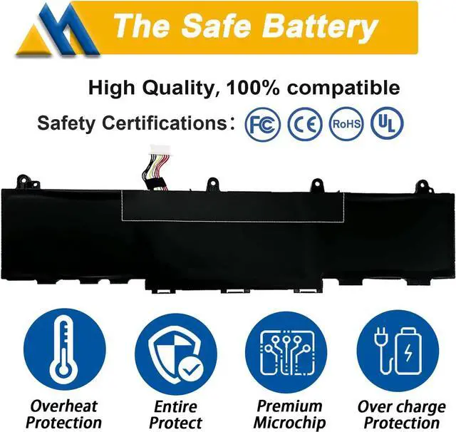 Alt view image 3 of 7 - Mobik CC03XL 53Wh Replacement Laptop Battery for HP ZBook Firefly 14 G7 G8 EliteBook 830 835 840 845 G7 G8 Probook 635 Aero G7 G8 Series HSTNN-DB9Q L77608-2C1 L77608-421 L78555-005 CC03053XL-PL 11.55V