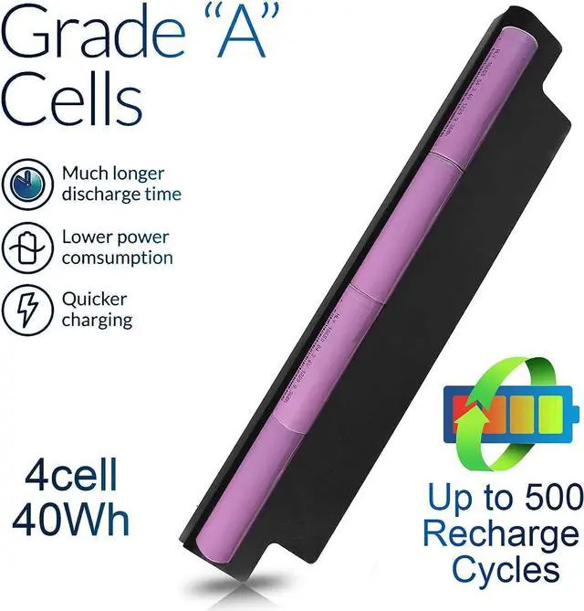 Alt view image 5 of 7 - 40Wh XCMRD Battery for Dell Laptop Inspiron 15 3000 Series 3521 3542 15R 3537 5521 5537 15-3521 15-3542 15-3537 15-3543 15-3541 15-3531 14 14R 3421 5421 3437 17 3721 17R 5737 5721 14.8V P28F P40F P17E