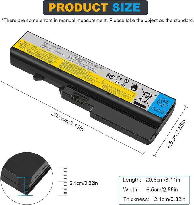 Alt view image 2 of 7 - Futurebatt Laptop Battery for Lenovo G460 G465 G470 G475 G560 G565 G570 B470 B570 IdeaPad V360 V370 V470 V570 Z370 Z460 Z465 Z470 Z475 Z560 Z570 Z575 L09S6Y02 L08S6Y21 L09C6Y02 L09L6Y02 L09M6Y02