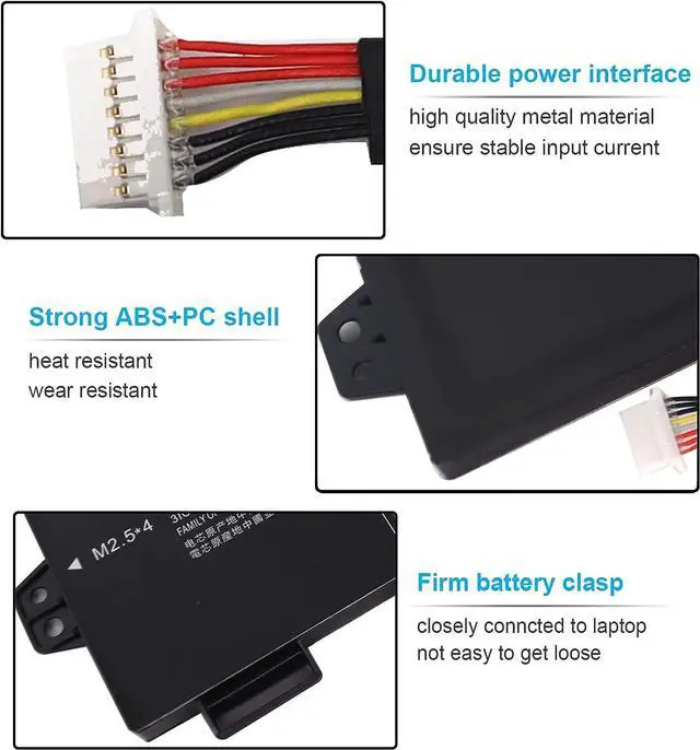 Alt view image 3 of 6 - TT03XL 933322-855 Laptop Battery Replacement for HP EliteBook 755 850 G5, 850 G6, ZBook 15U G5 G6 Series 932824-421 932824-1C1 932824-2C1 HSN-113C-5 HSTNN-LB8H HSTNN-DB8K HSTNN-UB7T TT03056XL 56Wh