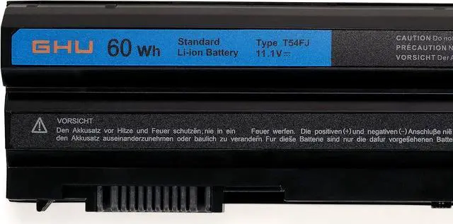 Alt view image 3 of 6 - GHU New Battery 60 Wh 6-Cell Compatible with Dell Latitude E5430 E5530 E6420 E6430 ATG E6530 Laptops (NH6K9) 312-1242 NHXVW PRRRF UJ499 YKF0M X57F1 04NW9 8858X KJ321 M5Y0X P8TC7 P9TJ0