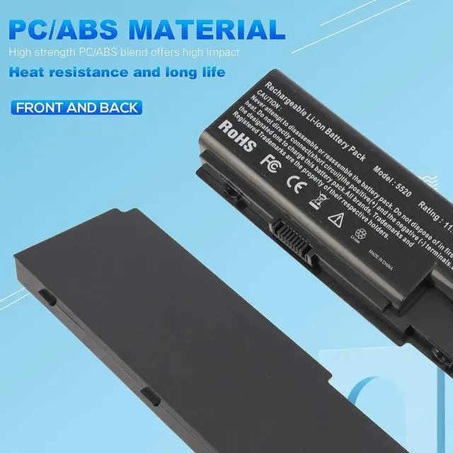 Alt view image 6 of 7 - Laptop Battery fit Gateway MDJ7820u Acer Aspire 5520 5720 5920 6920 6920G 7520 7720 7720G 7720Z series,P/N AS07B31 AS07B32 AS07B41 AS07B42 AS07B51 AS07B71 AS07B72 CONIS72 LC.BTP00.008 LC.BTP00.014
