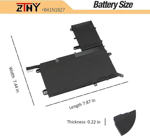 Alt view image 7 of 7 - ZTHY B41N1827 Battery Replacement for Asus ZenBook Flip 15 UX562 UX562F UX562FA UX562IA UX562FD UX562IQ UX562UG Q526 Q526F Q526FA Q526FAC Q507 Q507I Q507IQ UM562 UM562IQ UM562IA B41BmE1 15.36V 56Wh