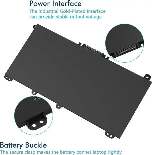 Alt view image 6 of 6 - HT03XL Laptop Battery for HP Pavilion 14-DK 14-DF 14-CF 14-CE 15-da0xxx 15-cs0xxx 15-DB 15-CW 15-CR Series 15-CS0053CL 15-DA0014DX 15-DW0033NR HT03041XL HSTNN-DB8R HSTNN-UB7J L11421-2C2 L11421-542
