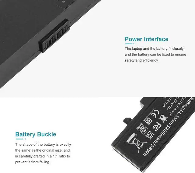 Alt view image 4 of 7 - AA-PB9NS6B AA-PB9MC6B AA-PB9NC6B AA-PB9NC6W AA-PB9NS6B Laptop Battery for Samsung R420 R430 R468 R470 R480 RV510 RV511 RC512 R519 R520 R530 R540 R580 R730 Q320 Q430 Np550P5c Np365e5c NP300E5A