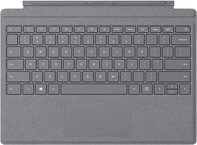 Main image of Microsoft Surface Pro Signature Type Cover - Constructed with Alcantara, Durable, Stain-Resistant Material, Light Charcoal - FFQ-00141