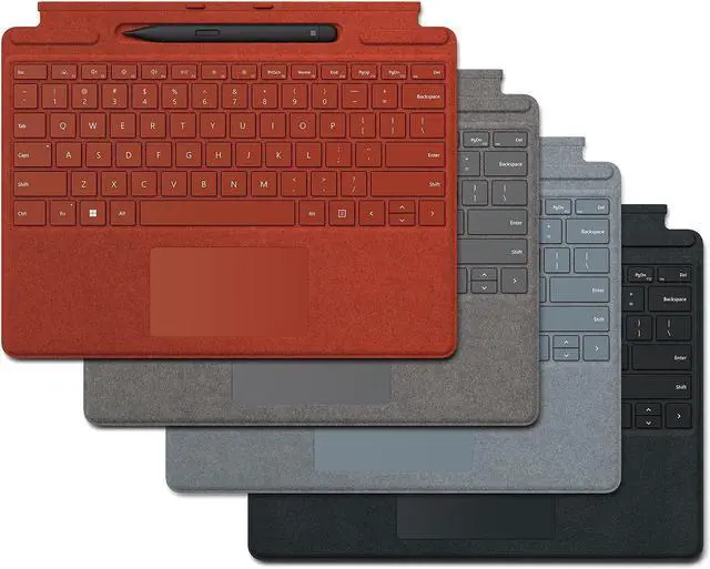 Alt view image 3 of 5 - Microsoft Surface Pro Signature Keyboard with Slim Pen 2 - Black