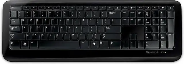 Alt view image 3 of 3 - Microsoft Wireless Keyboard 800 (2VJ-00001)