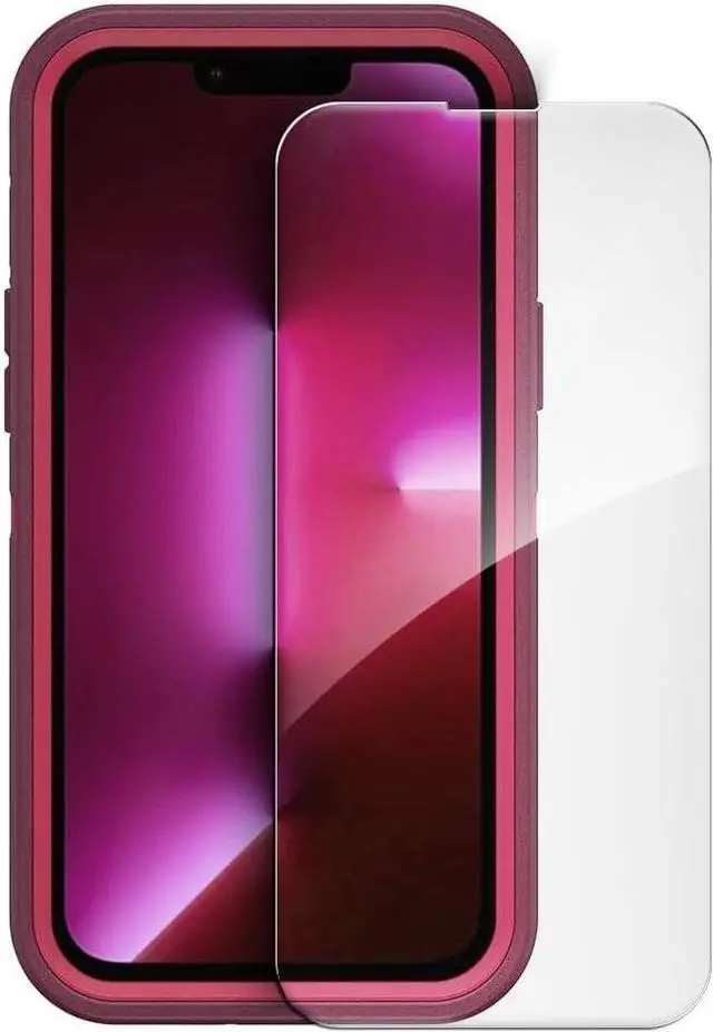 Alt view image 3 of 4 - magglass Screen Protector, Fits Otterbox Defender Case - iPhone 13 Pro Max (Tempered Glass Only - Case Not Included), Welcome to consult