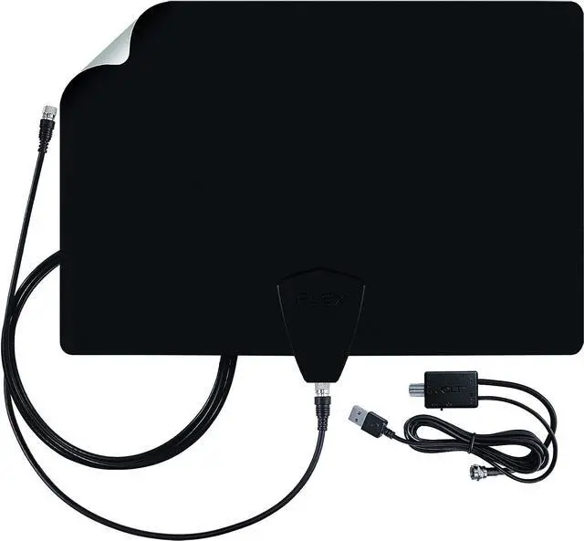 Main image of ClearStream Flex Amplified Indoor TV Antenna, UHF VHF, Multi-Directional, Reversible, 50+ Mile Range  w/Jolt Switch Amplifier