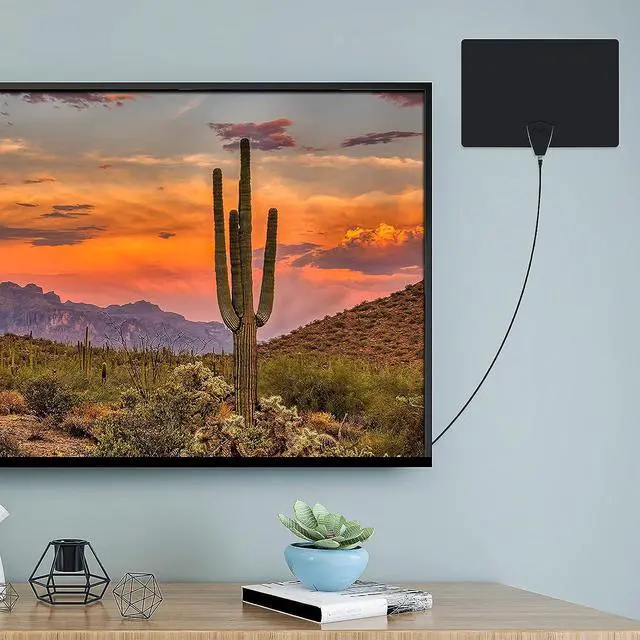 Alt view image 6 of 7 - ClearStream Flex Amplified Indoor TV Antenna, UHF VHF, Multi-Directional, Reversible, 50+ Mile Range  w/Jolt Switch Amplifier