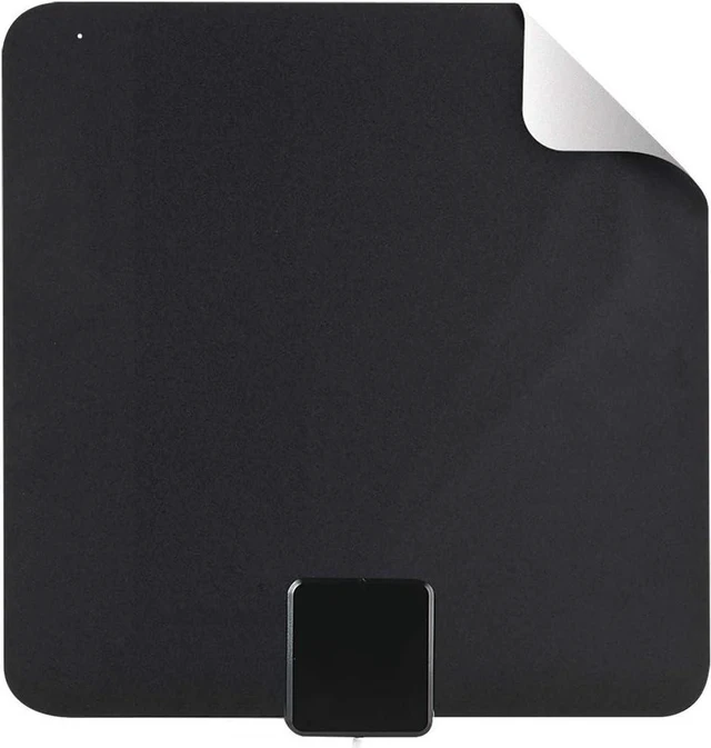 Main image of RCA Thin Indoor HDTV Antenna - Thin Film Reversible Antenna with HDTV Multi Directional VHF & UHF Reception. 35 Mile Range. Supports 4K/8K 1080p TVs