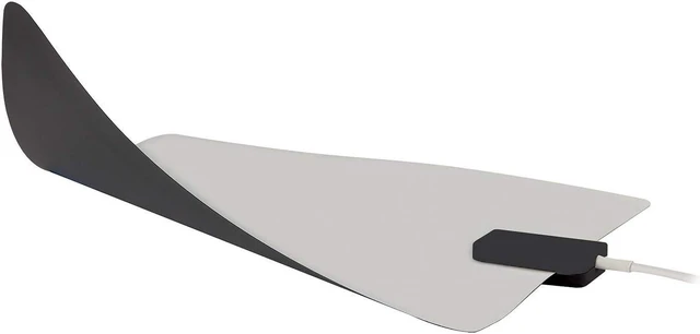 Alt view image 2 of 3 - RCA Thin Indoor HDTV Antenna - Thin Film Reversible Antenna with HDTV Multi Directional VHF & UHF Reception. 35 Mile Range. Supports 4K/8K 1080p TVs