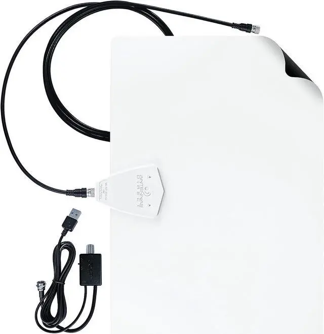 Alt view image 2 of 7 - ClearStream Flex Amplified Indoor TV Antenna, UHF VHF, Multi-Directional, Reversible, 50+ Mile Range  w/Jolt Switch Amplifier