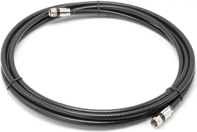 Main image of 25' Feet, Black RG6 Coaxial Cable (Coax Cable) with Weather Proof Connectors, F81 / RF, Digital Coax - AV, Cable TV, Antenna, and Satellite, CL2 Rated, 25 Foot, Welcome to consult