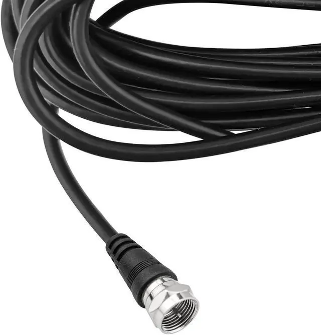 Alt view image 3 of 6 - EleMiniKin TV Antenna Extention Coaxial Cable (15 feet) with Coupler - Digital Audio Video Coax Cable Cord for HDTV, CATV, Cable Modem, Satellite Receivers, Welcome to consult