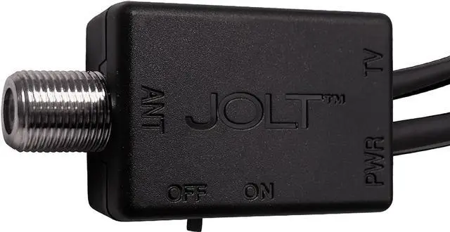 Alt view image 2 of 5 - Jolt Switch USB in-Line Amplifier for TV Antenna - w/ 6 ft. USB Cable, Coaxial Cable, USB Power Adapter (Black), Welcome to consult
