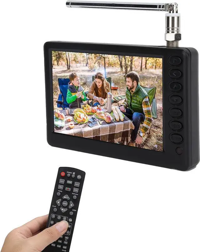 Main image of Zyyini 5 Inch TV, 1080P Pocket Car TV with Antenna, Portable Digital TV with 1500mAh Rechargeable Battery, Support USB and TF Card Play, for Traveling,Camping,Seniors,Kids, Welcome to consult