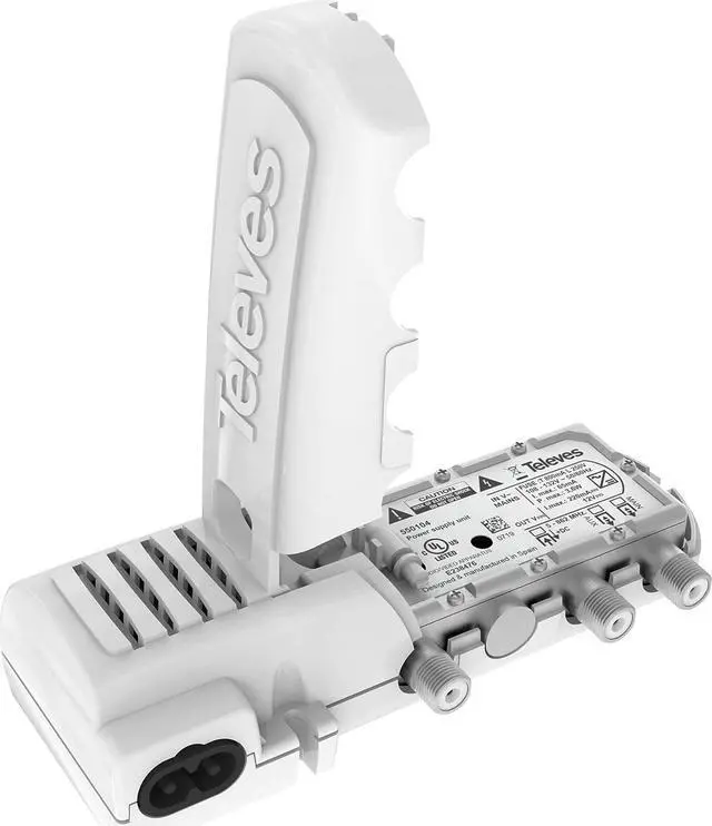 Alt view image 7 of 7 - Televes DATBOSS 60 Mile Hi-VHF/UHF Amplified Outdoor HDTV Antenna with 5G Filter 149484 (Replaces 149483), Welcome to consult