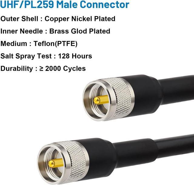 3' Coaxial Cable Black  Channel Master (CM-3701)