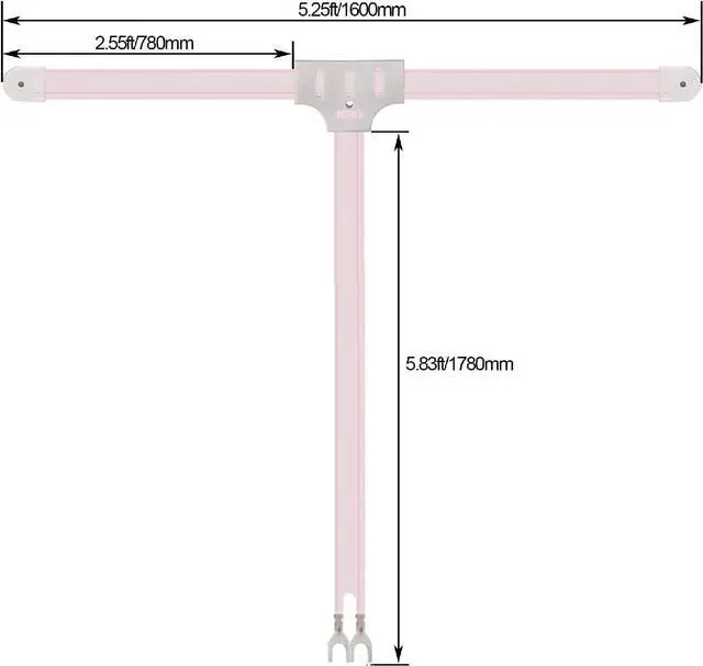 Alt view image 3 of 7 - Indoor AM FM Antenna, Ancable 300 ohm FM Dipole Antenna and 2-Pin Bare AM Antenna Kit for Pioneer Marantz Sony etc Table Top Home Stereo Receiver Radio Receiver Antenna, Welcome to consult